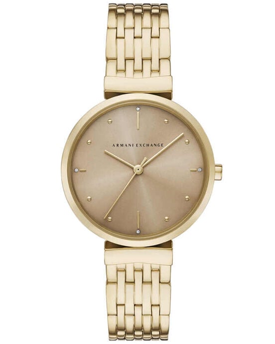 Armani Exchange Women  Brown Analog Quartz watch SKU ID AX5916 Helios The Watch Store