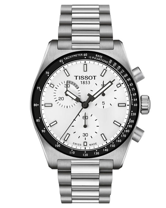 Tissot Men PR 516 White Analog Quartz watch SKU ID T1494171101100 Helios The Watch Store