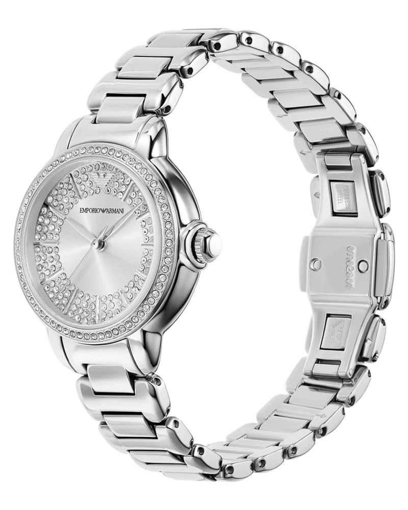Emporio Armani Women  Silver Analog Quartz watch SKU ID AR11632 Helios The Watch Store