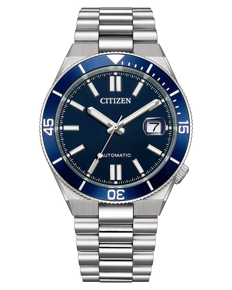 Citizen Men TSUYOSA Shore Blue Analog Automatic watch SKU ID NJ0230-59L Helios The Watch Store