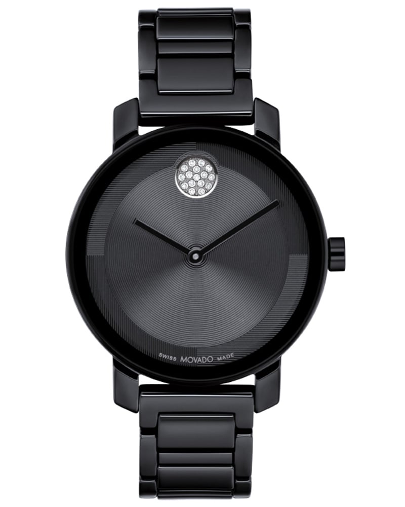 Movado Women Bold Evolution 20 Round Black Watch