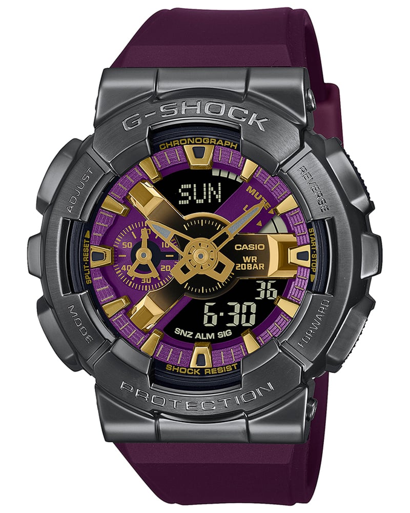 G-Shock Metal Round Purple Men's Watch 