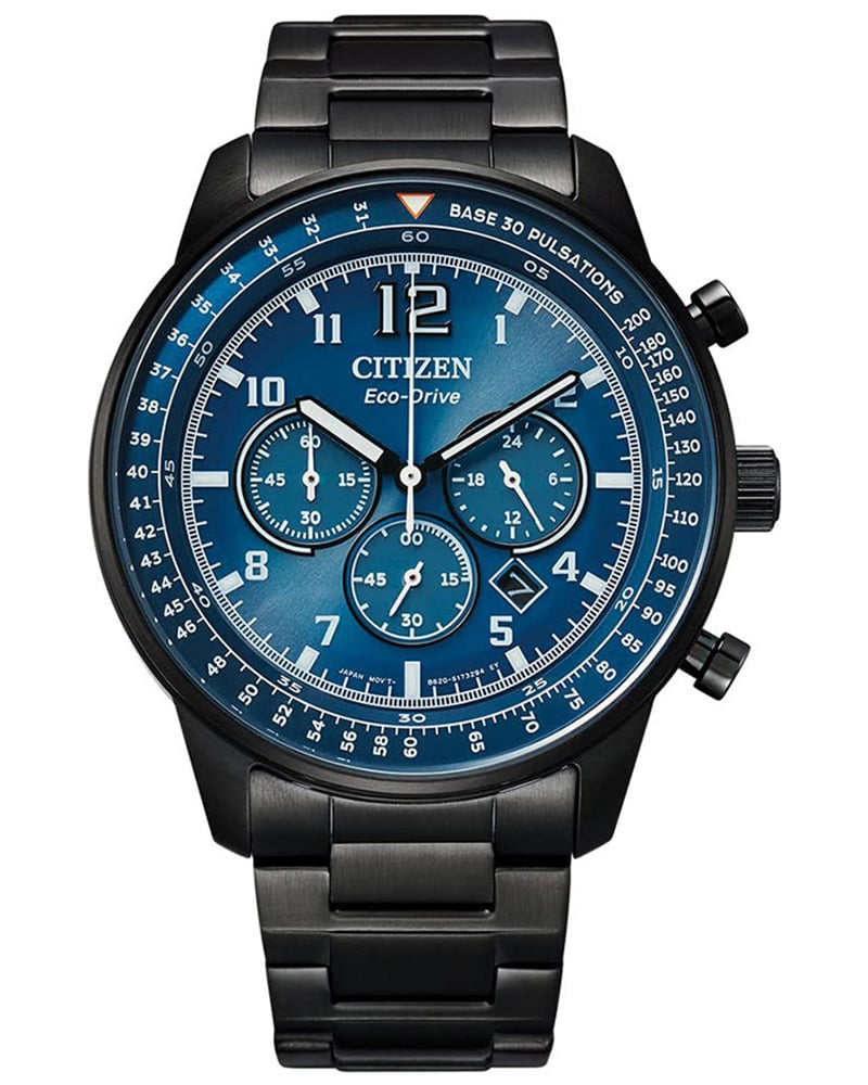 Citizen Force Round Blue Watch For Men