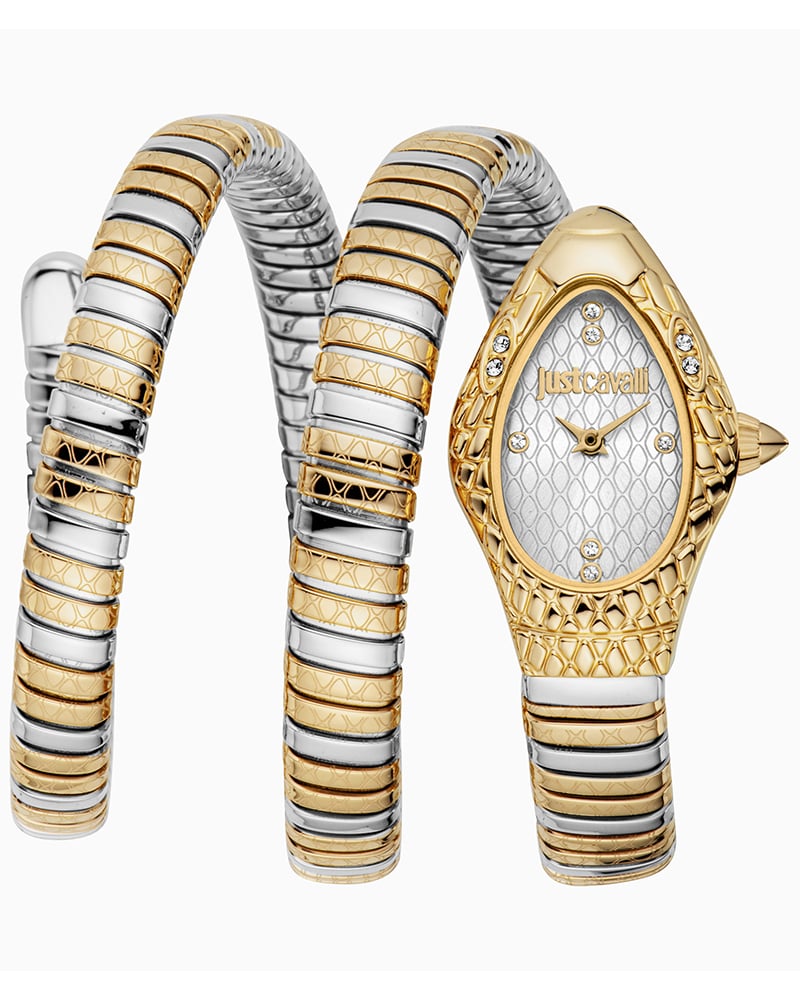 Just Cavalli Aurela Oval Silver Women's Watch