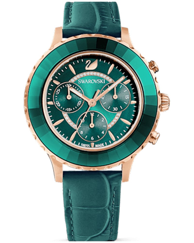 Swarovski Swarovski Octea Lux Chrono Green Watches