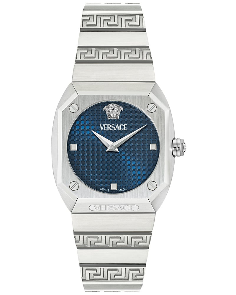 Versace Women Antares Lady Asymmetrical Blue Watches