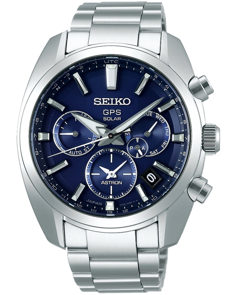 Seiko Men Astron Round Blue Watches