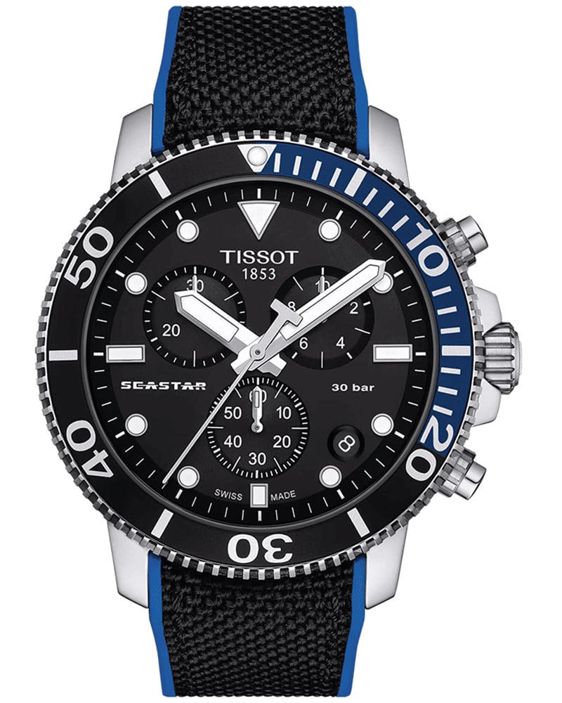 Tissot Men Seastar 1000 Round Black
