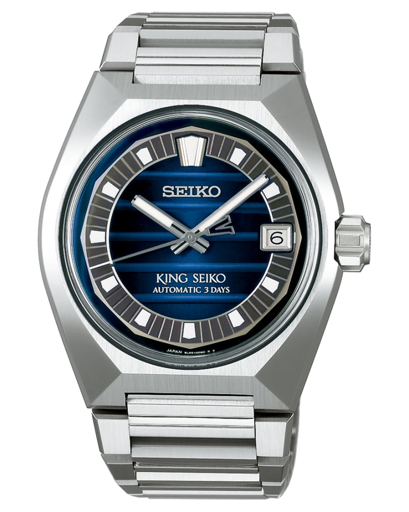 King Seiko Round Blue Men's Watch 