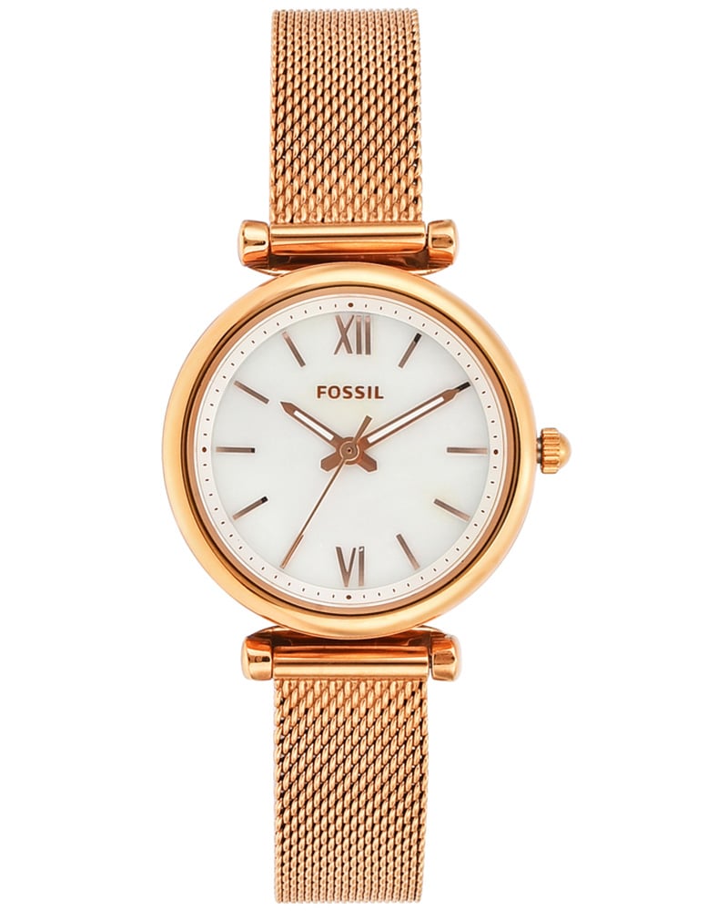  Fossil Women Virginia Round Mother of Pearl Watches