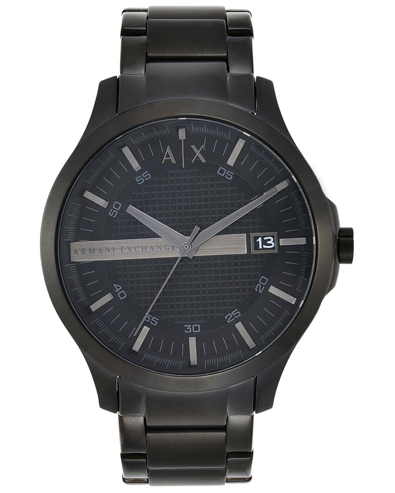 Armani Exchange Men Hampton Round Black Watches