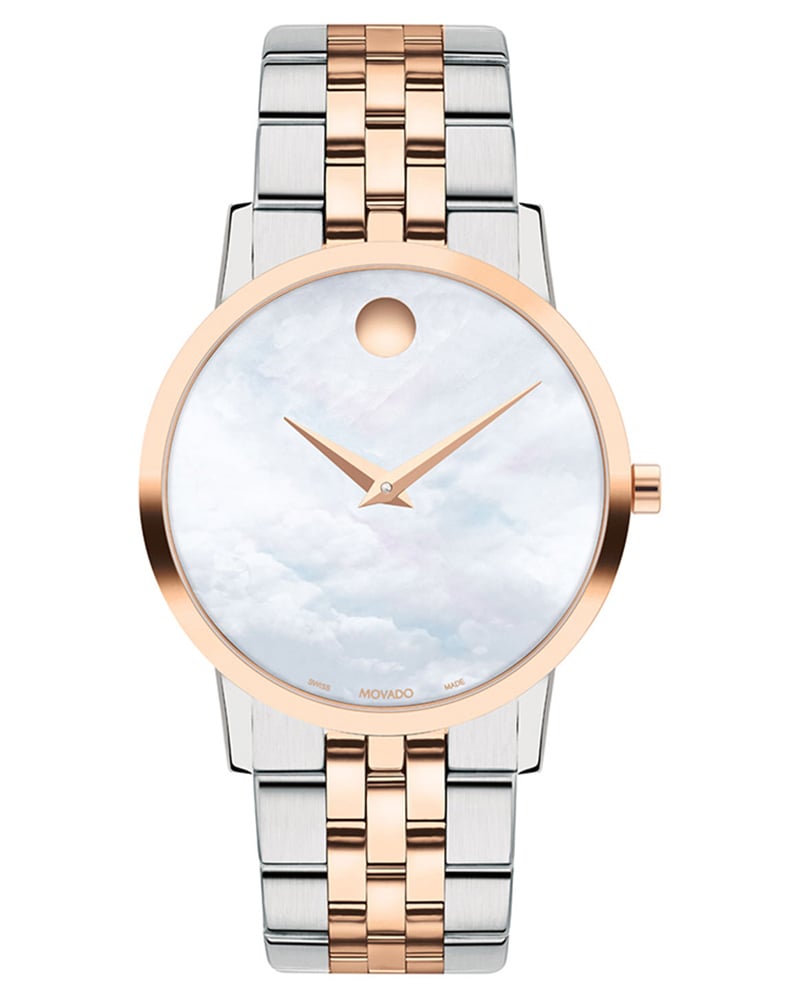  Movado Women Round White Watches