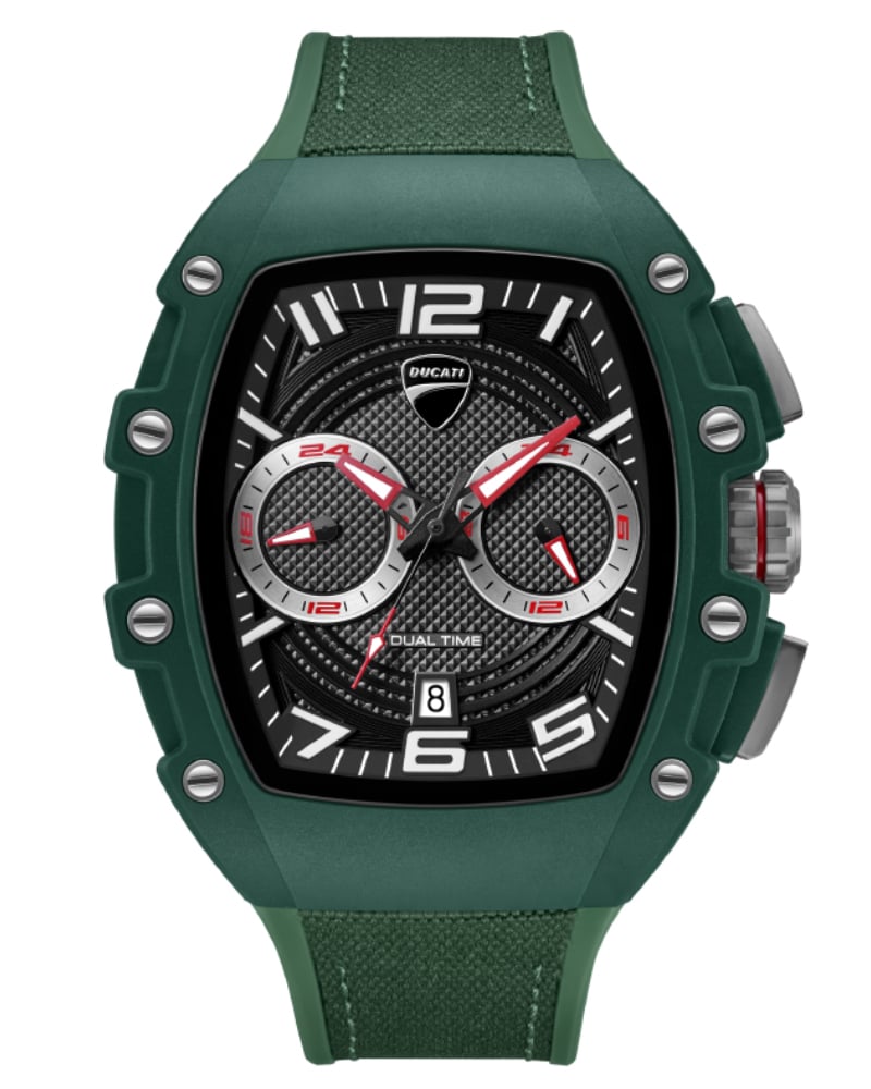 Ducati SUPERMOTOS Tonneau Black Men's Watch