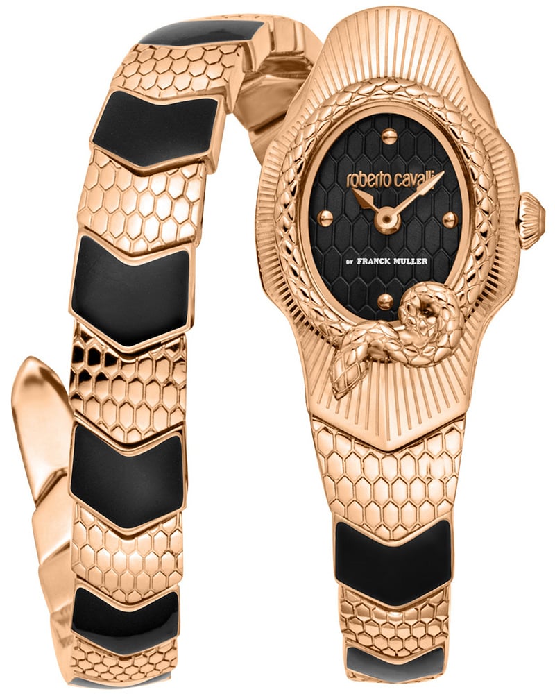 Roberto Cavalli RV1L209 Oval Black Women's Watch