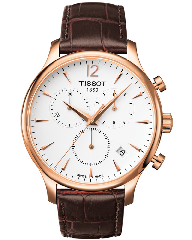 Tissot Men T-Classic Round White Watch