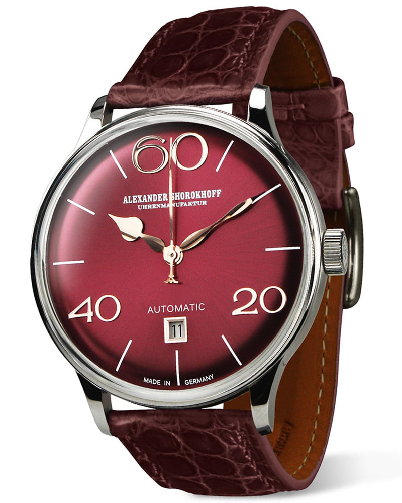 Alexander Shorokhoff Sixtythree Round Silver Unisex Watch