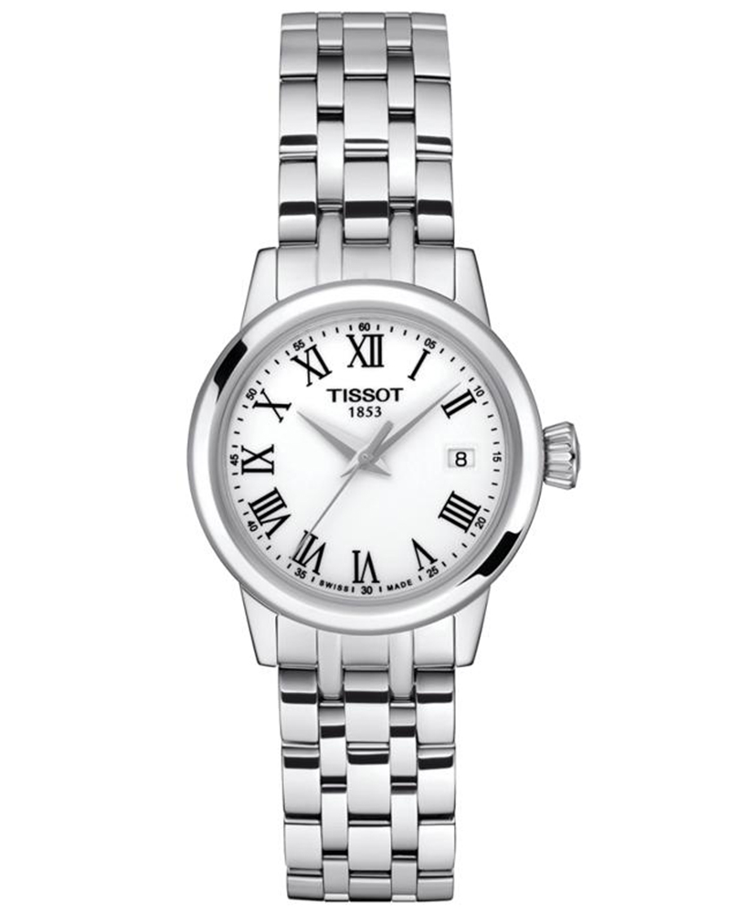 Tissot Women T-Classic Round White Watch