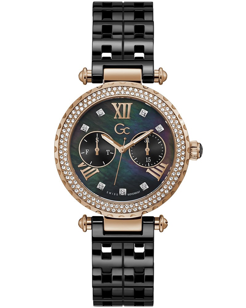 GC PrimeChic Round Black Women's Watch