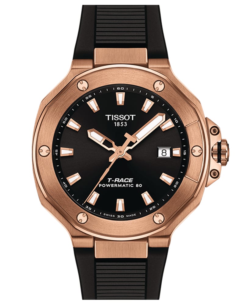 Tissot Men T-Gold Round Brown Watch