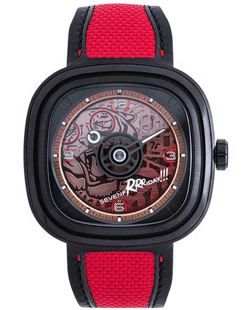 SevenFriday T series Square Blue watch