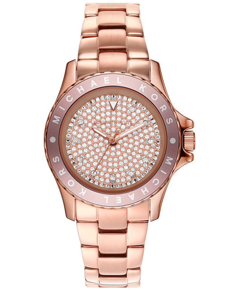 Michael Kors Women Kenly Round Rose Gold Watches