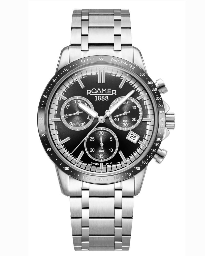 Roamer Mercury Chrono Round Black Men's Watch 