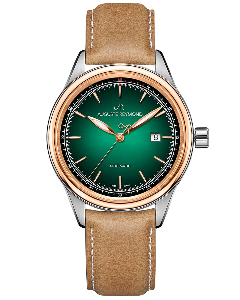 Auguste Reymond HERITAGE 1898 A Round Green Men's Watch 