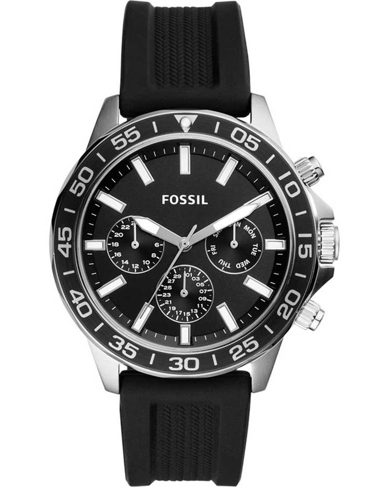 Fossil Men Bannon Round Black Watch 