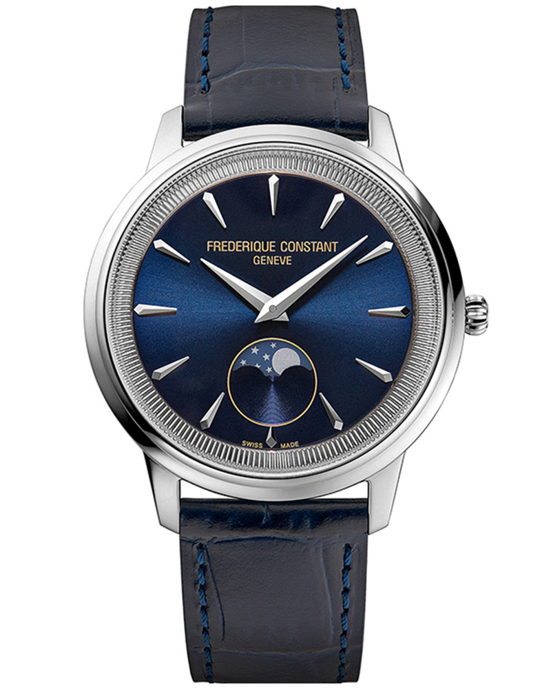 4. Frederique Constant Men Classics Quartz Moonphase
