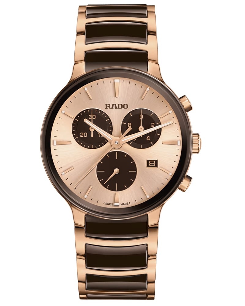 Rado Centrix Round Champagne Men's Watch