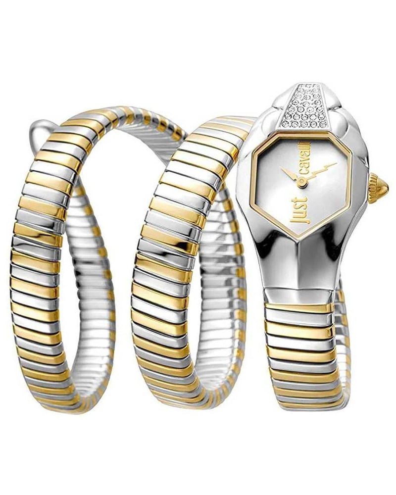 Just Cavalli Just Glam Oval Silver Women's Watch 