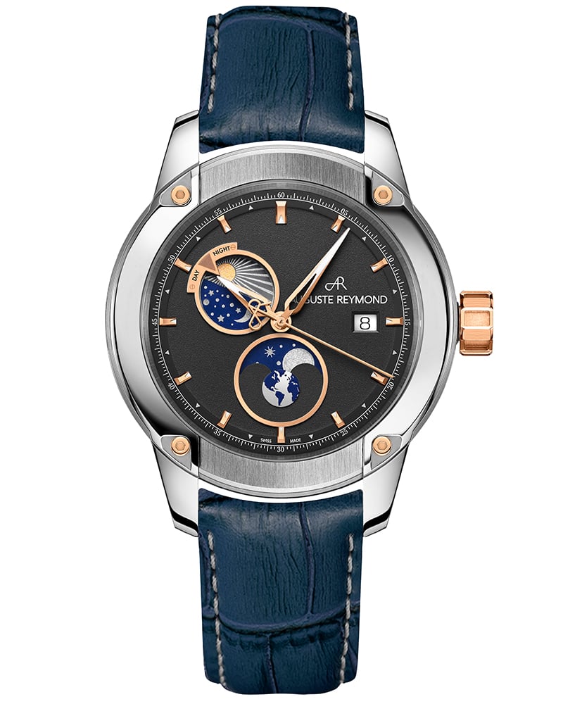 Auguste Reymond UNITY Round Black Men's Watch