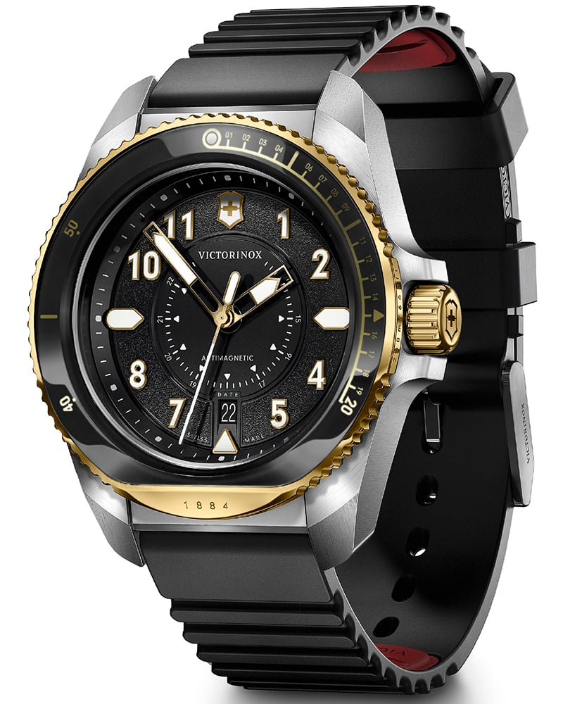 Victorinox Men Journey 1884 Round Black Watches