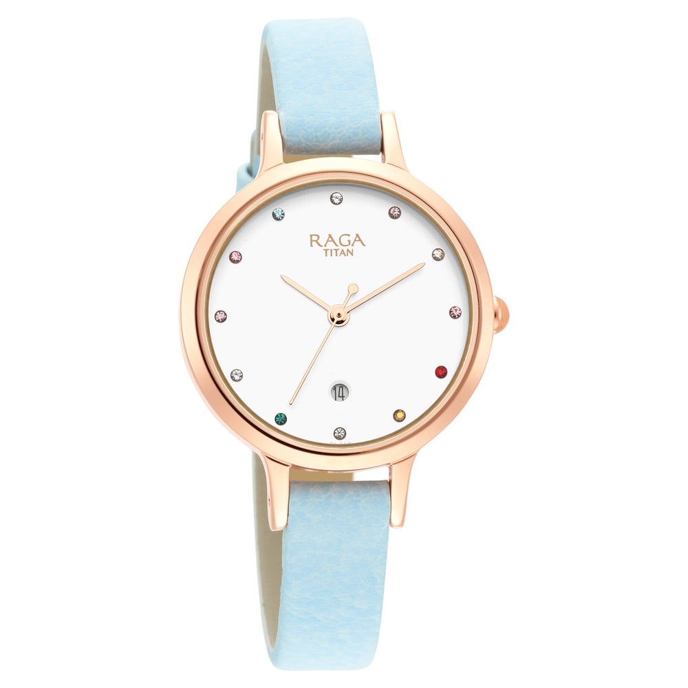 Raga Women RAGA VIVA 5 Round White Watches