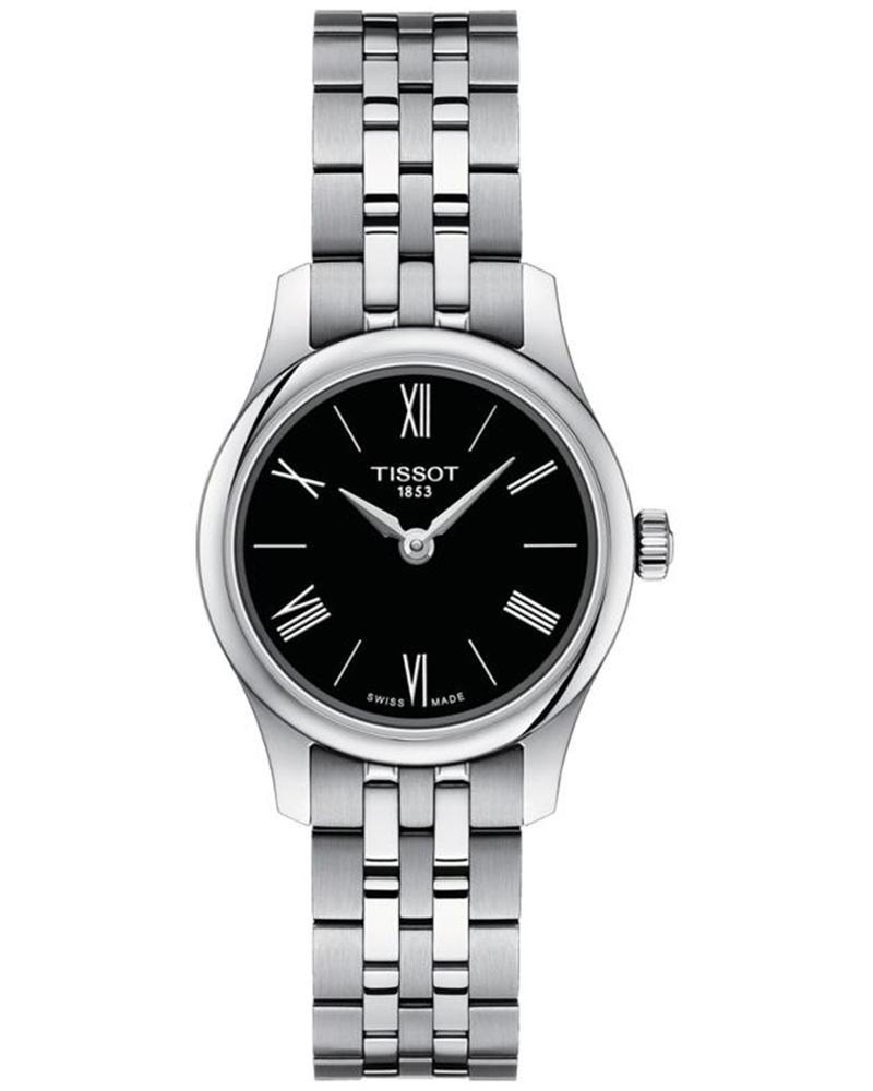 Tissot Women T-Classic Round Black Watch