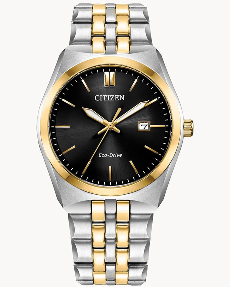 Citizen Eco Drive Round Black Watch For Men