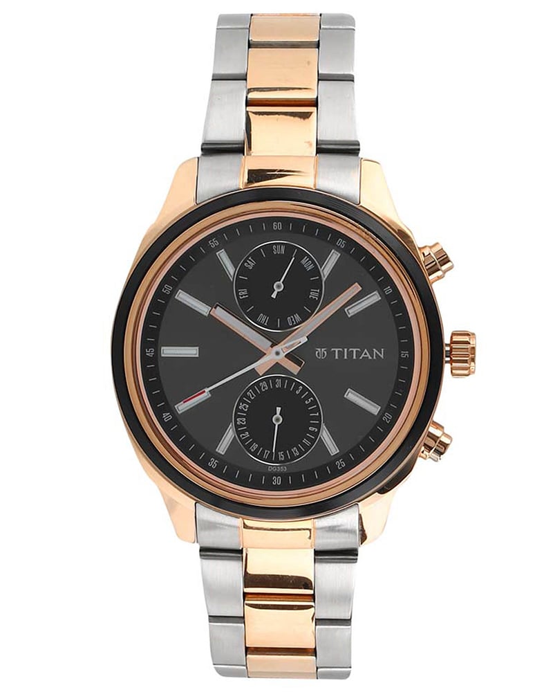 Titan Classique Round Quartz Grey Dial Men Watch