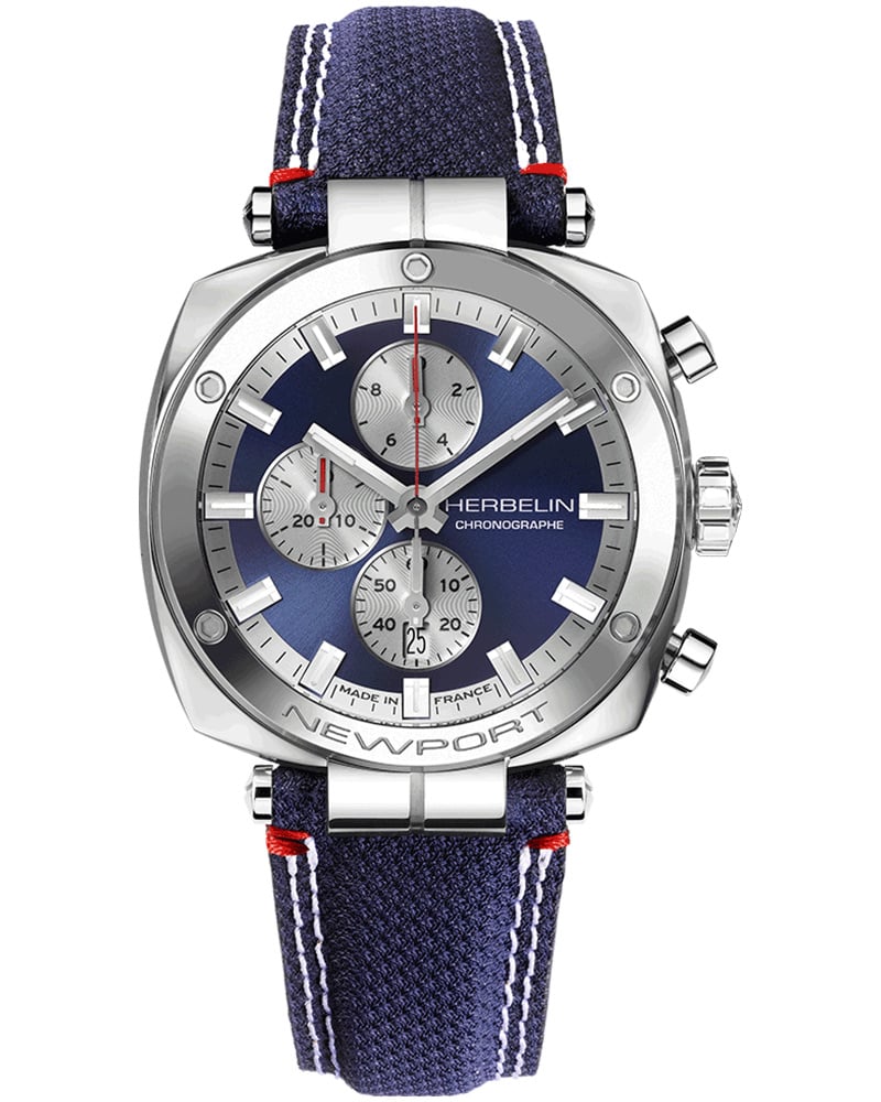 HERBELIN NEWPORT ROUND BLUE MEN&rsquo;s watch