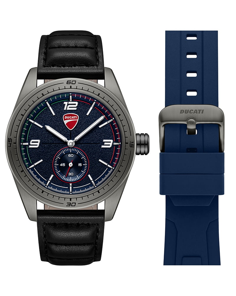 Ducati TOURING Round Blue Men's Watch