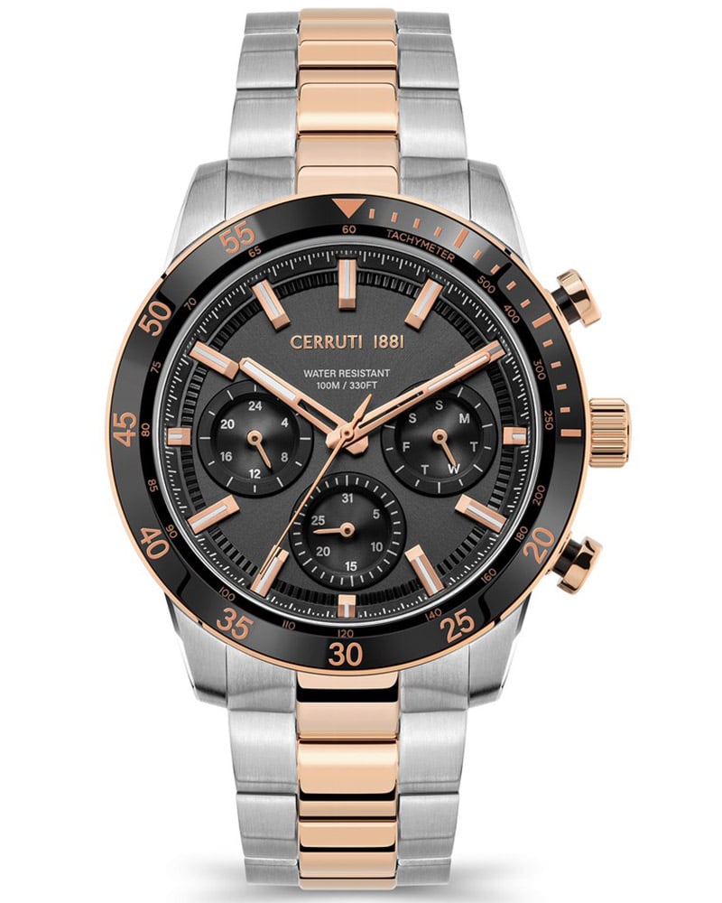 Cerruti Cedonio Round Blue Watch for Men