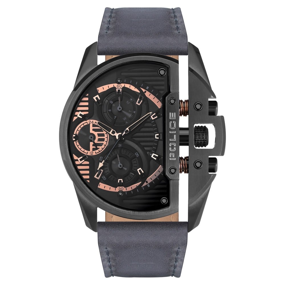 Police Men SS22 Round Black Watches