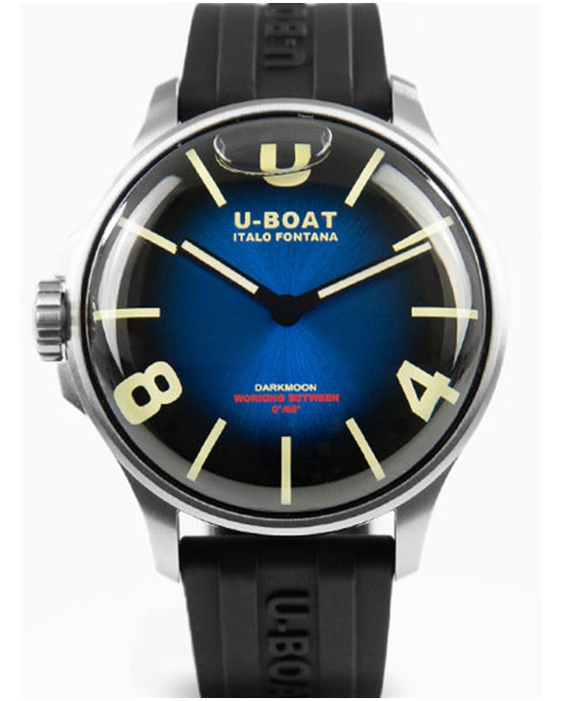 U-BOAT Darkmoon Round Blue Men&rsquo;s Watches