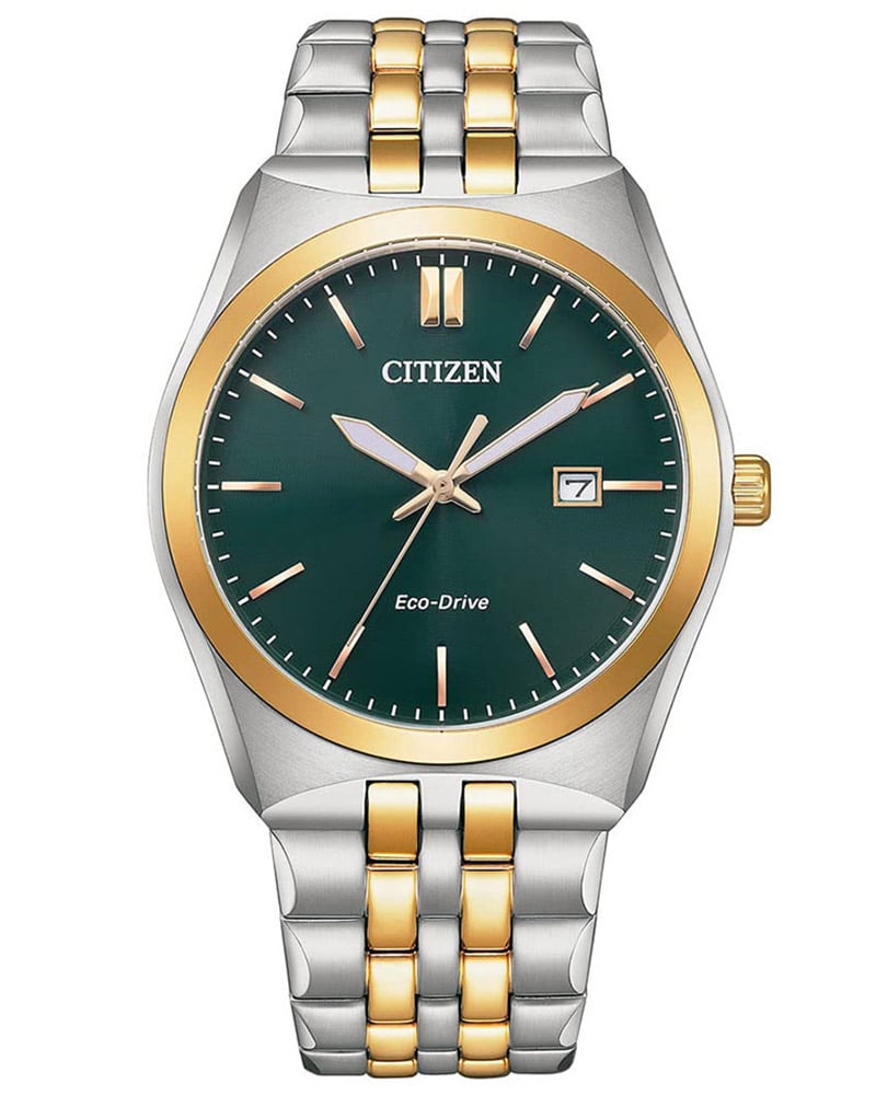 Citizen Eco Drive Basic Round Green Men's Watch