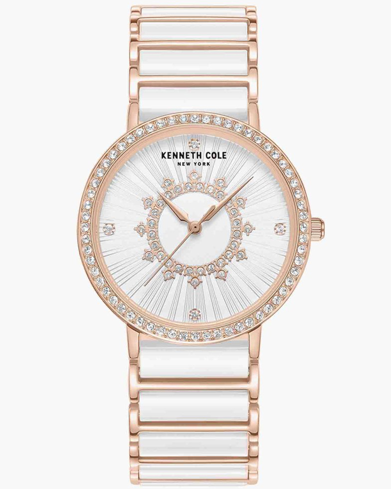 Kenneth Cole Women FW24 Round White Watch 