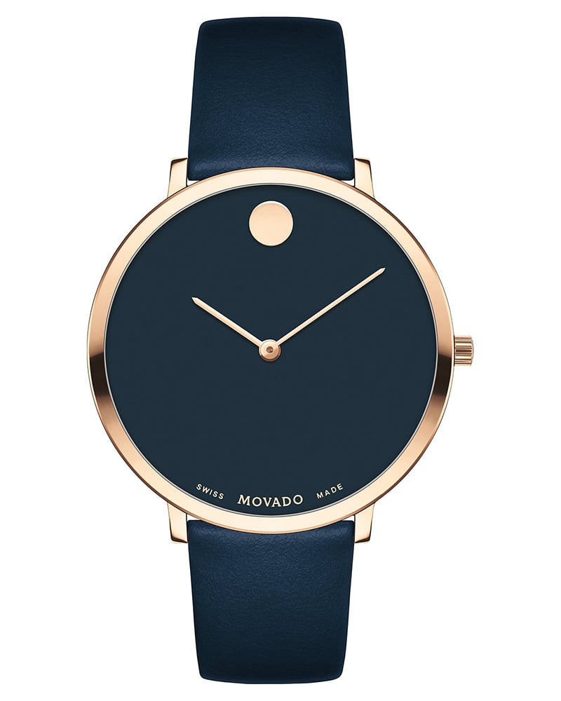 Movado Women Round Blue Watches