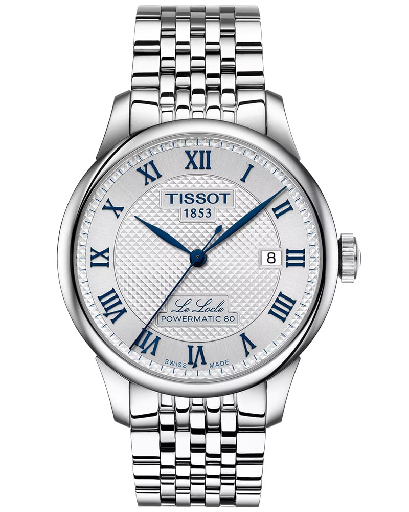 Tissot Men LE LOCLE Silver Analogue Watch 