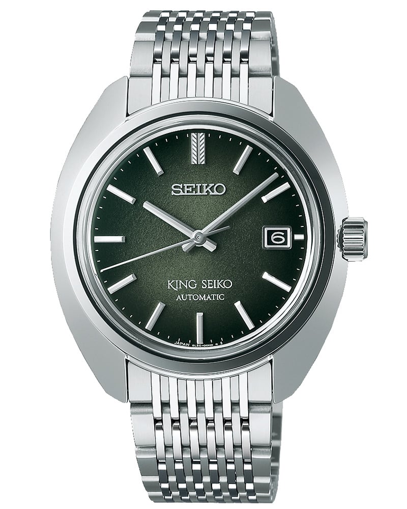King Seiko Round Green Automatic Men's Watch 