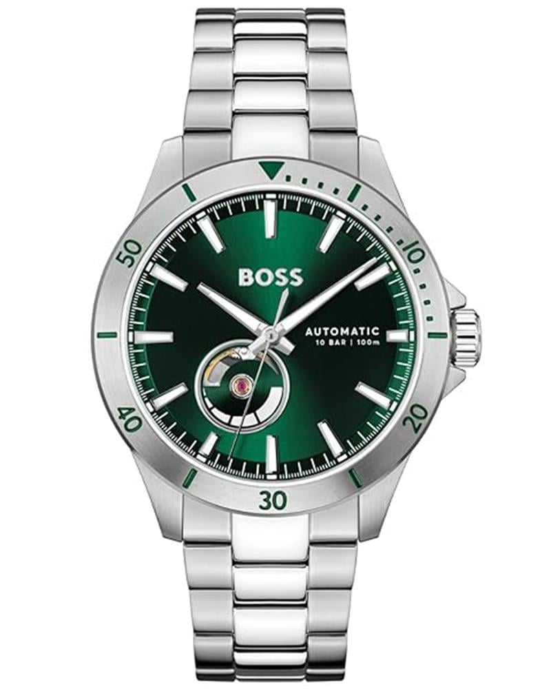BOSS TROPER AUTOMATIC GREEN MEN&rsquo;s watches