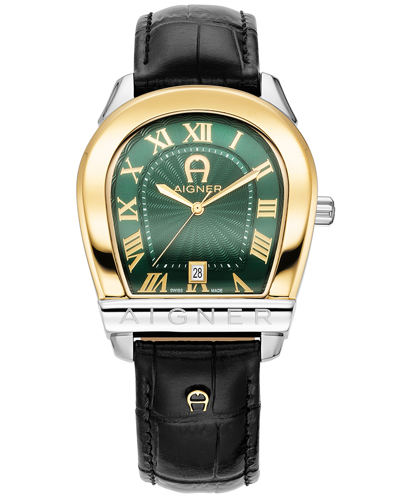Aigner Sienna Round Green Men's Watch