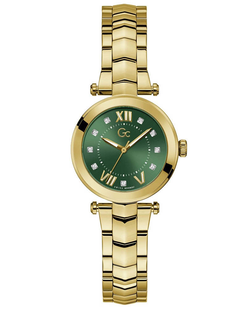 GC Illusion Round Green Women's Watch 